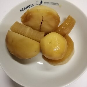 じゃがいもと大根の煮物